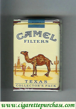 Camel Collectors Pack Texas Filters cigarettes soft box